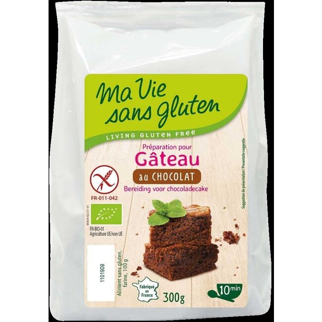 Ma Vie Sans Chocolade cakemix glutenvrij bio 300 Gram
