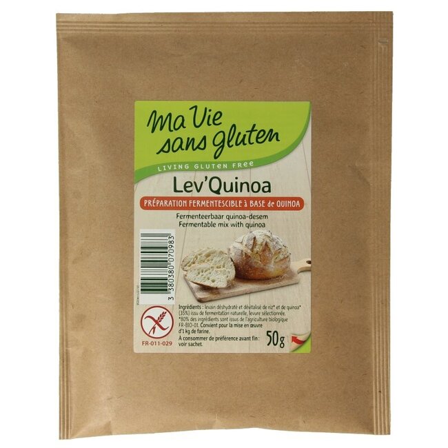 Zuurdesem quinoa glutenvrij 50 Gram