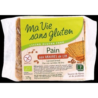Ma Vie Sans Ma Vie Sans Pain aux graines de lin - sans gluten - bio 375 g