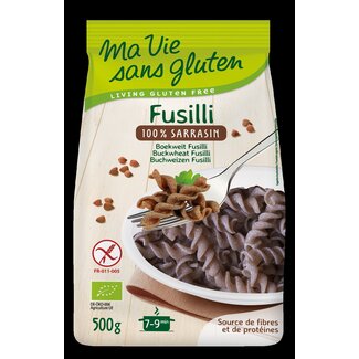 Ma Vie Sans Ma Vie Sans Fusilli boekweit glutenvrij bio 500 Gram
