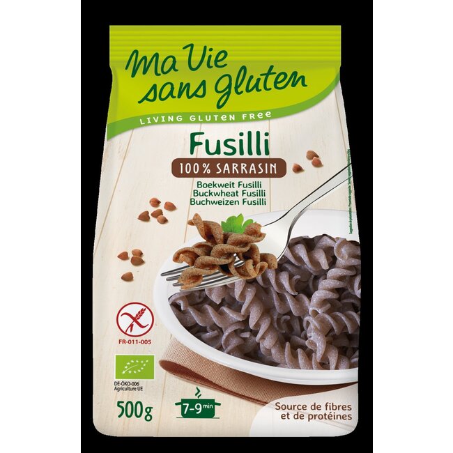Ma Vie Sans Fusilli boekweit glutenvrij bio 500 Gram