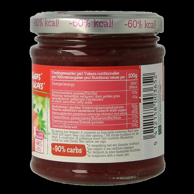 Damhert Confiture de fraises low carb 210 g