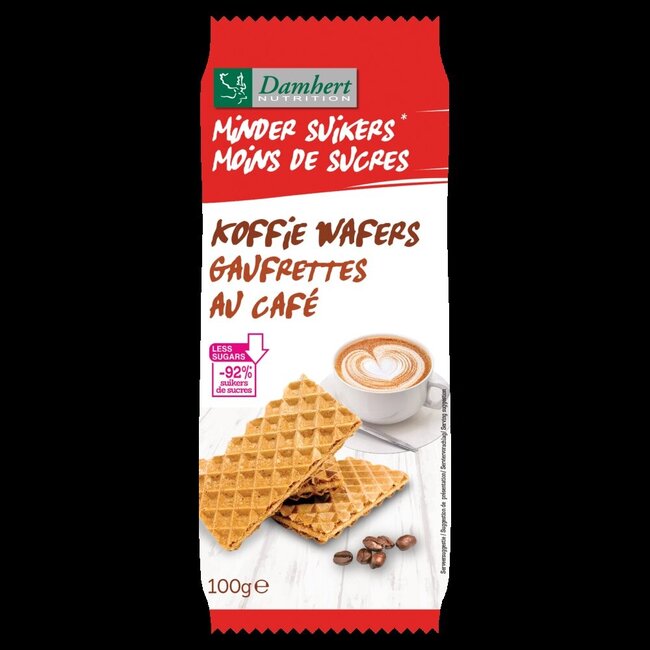 Koffiewafers low carb 100 Gram
