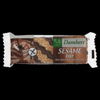 Damhert Damhert Sesambar chocolat sans gluten 45 grammes