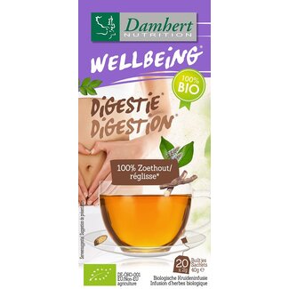 Damhert Damhert Tea time zoethout thee bio 20 Zakjes