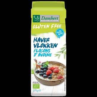 Damhert Flocons d'avoine Damhert sans gluten bio 275 grammes