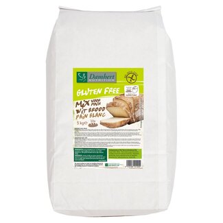 Damhert Préparation pour pain blanc sans gluten Damhert 5 Kilogrammes