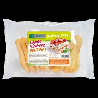 Damhert Damhert Lange vingers koekje glutenvrij 100 Gram