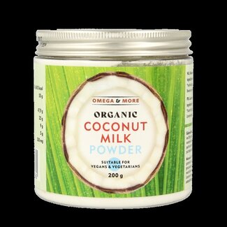 Omega & More Omega & More Kokosmelk poeder vegan bio 200 Gram