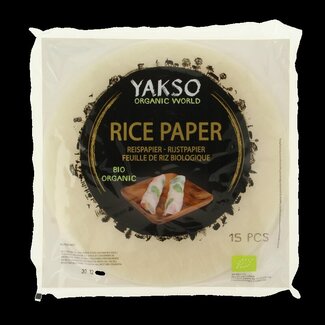 Yakso Yakso Rijstpapier met tapioca bio 150 Gram