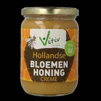 Vitiv Vitiv Creme honing bio 700 Gram