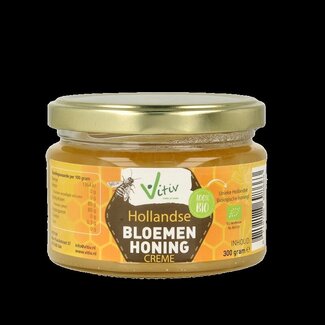 Vitiv Vitiv Creme honing bio 300 Gram