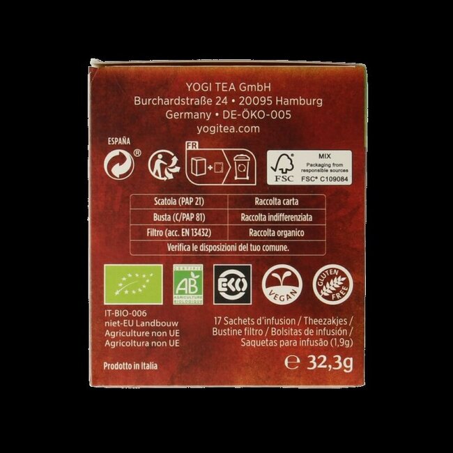 Yogi Tea Happy Nature bio 17 Sachets