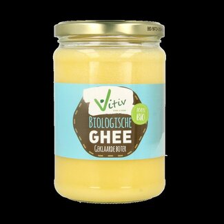 Vitiv Vitiv Ghee geklaarde boter bio 500 Gram