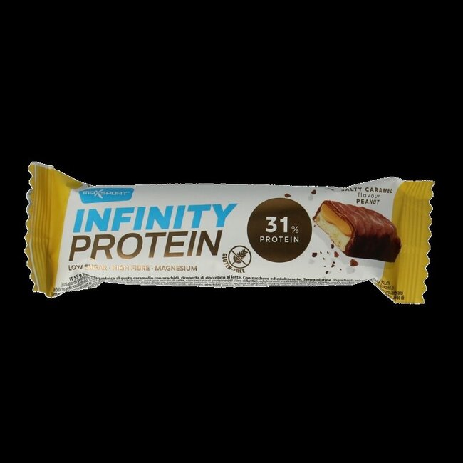 Max Sport Protein infinity reep salty caramel-peanut 55 Gram