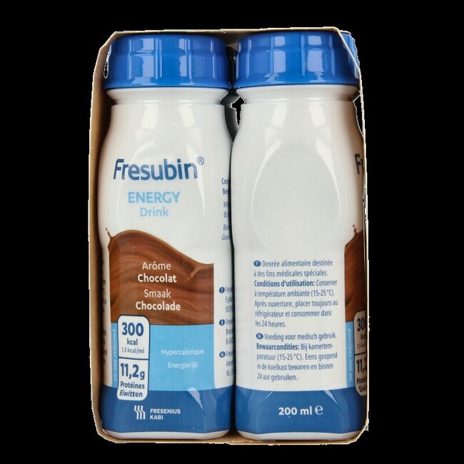 Fresubin Energy Drink Chocolat 200 ml 4 unités