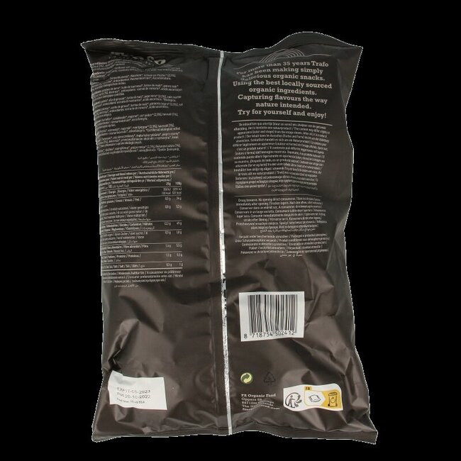 Trafo Chips handcooked zeezout & peper bio 125 Gram