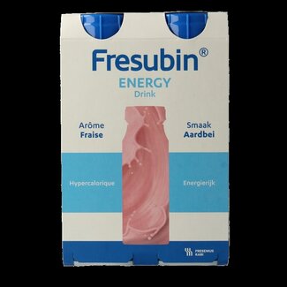 Fresubin Fresubin Energy drink aardbei 200ml 4 Stuks
