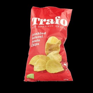 Trafo Trafo Ribbelchips gezouten bio 125 Gram