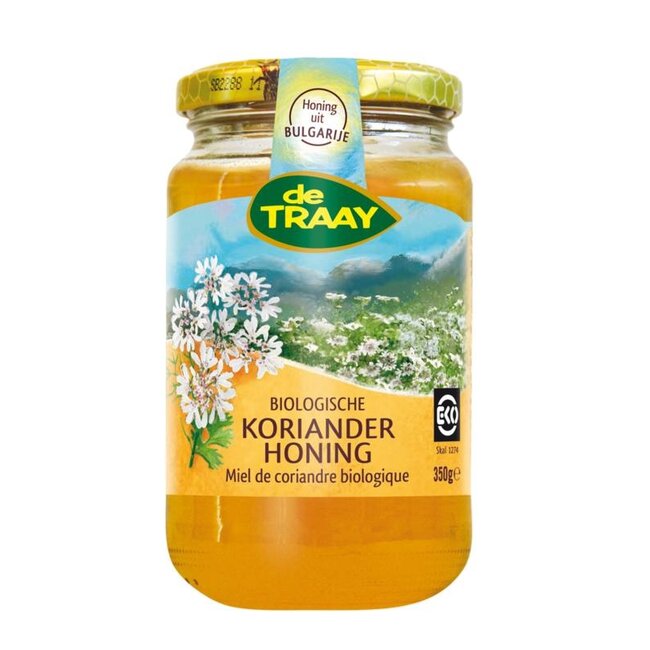 Traay Koriander honing bio 350 Gram