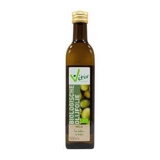 Vitiv Olijfolie mild bakken en braden bio 500 Milliliter