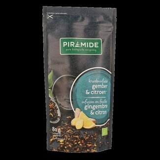 Piramide Piramide Gember citroen bio 80 Gram