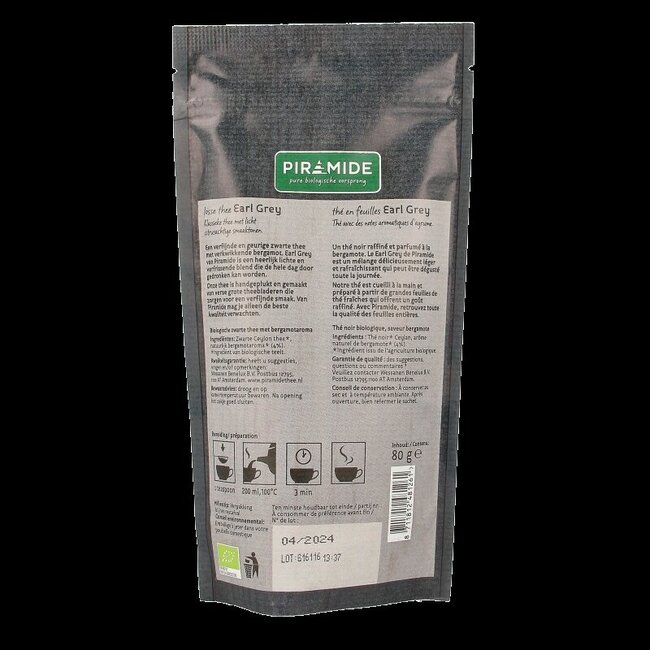Piramide Earl Grey bio 80 g