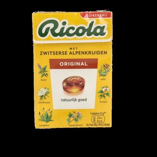 Ricola Ricola Original suikervrij doosje 50 Gram