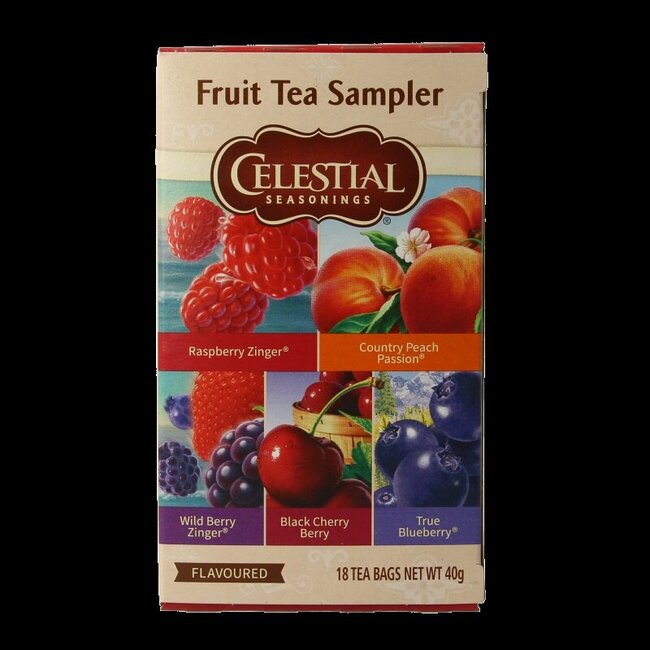 Celestial Season Fruit sampler south tea 18 Zakjes