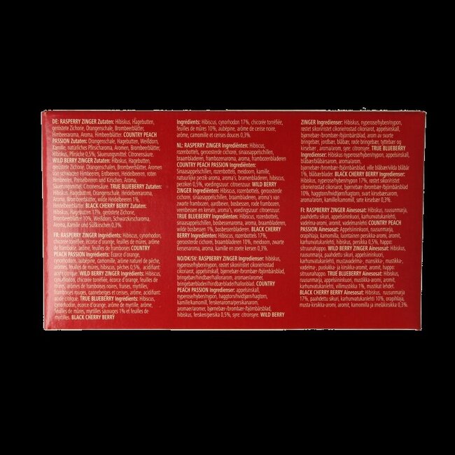 Celestial Seasonings Fruit Sampler - Assortiment de thés aux fruits - 18 sachets