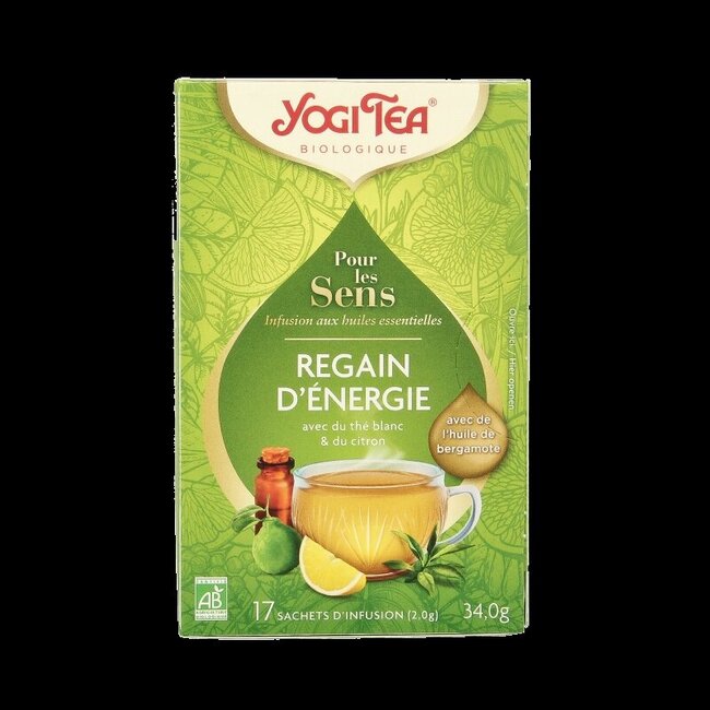 Yogi Tea Pour les Sens Énergie Naturelle Bio 17 Sachets