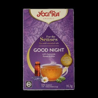 Yogi Tea Yogi Tea Tea for the senses good night bio 17 Zakjes