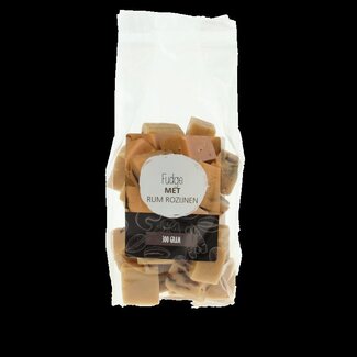 MijnNatuurwinkel MijnNatuurwinkel Fudge rum rozijnen 300 Gram