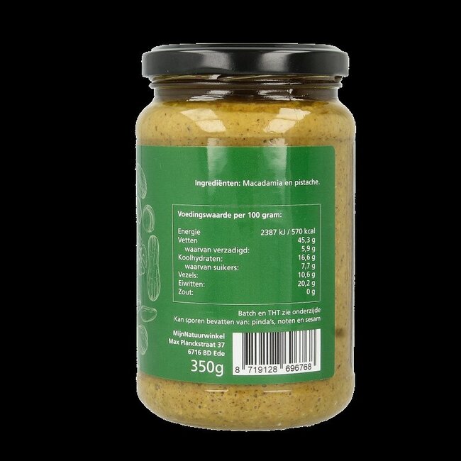 MijnNatuurwinkel Pâte de Pistache 350 Grammes