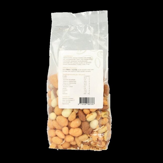 MijnNatuurwinkel Borrelnoten gemengd 250 Gram