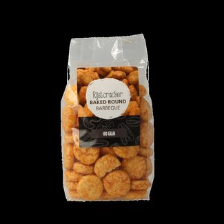 MijnNatuurwinkel MijnNatuurwinkel Rijstcracker round bbq 100 Gram