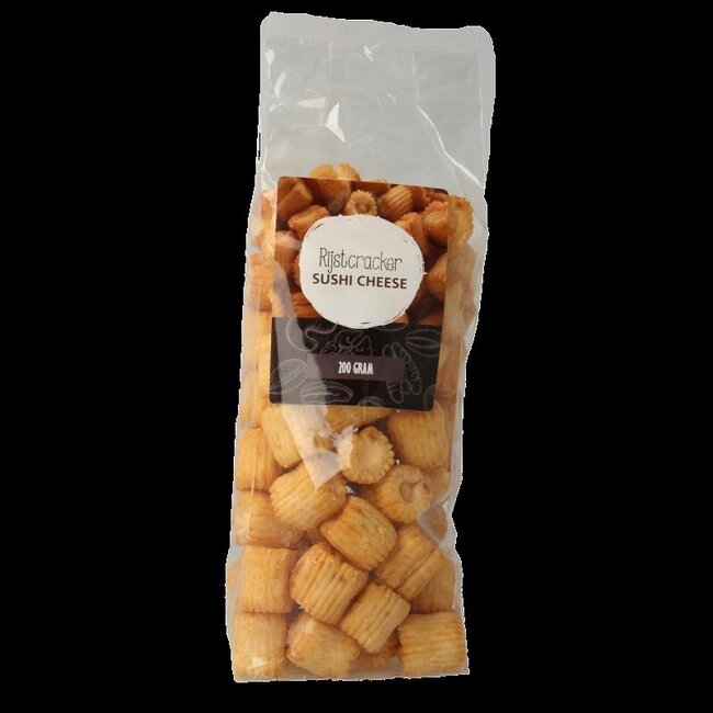 MijnNatuurwinkel Rijstcracker sushi cheese 200 Gram