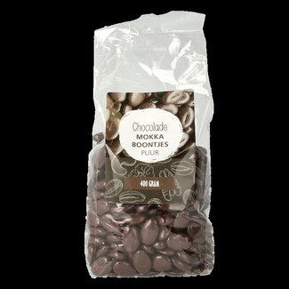 MijnNatuurwinkel MijnNatuurwinkel Chocolade mokka boontjes puur 400 Gram