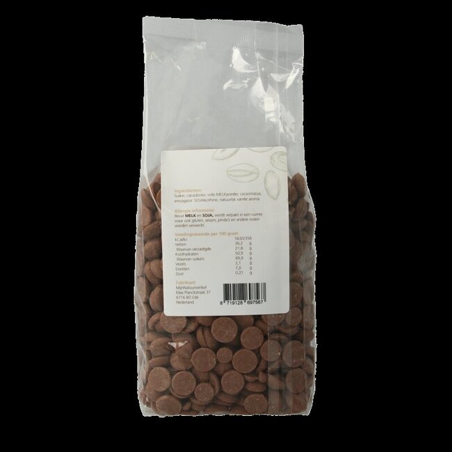 MijnNatuurwinkel Pépites de chocolat au lait 400 g