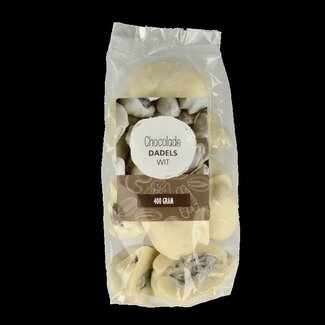 MijnNatuurwinkel MijnNatuurwinkel Chocolade dadels wit 400 Gram