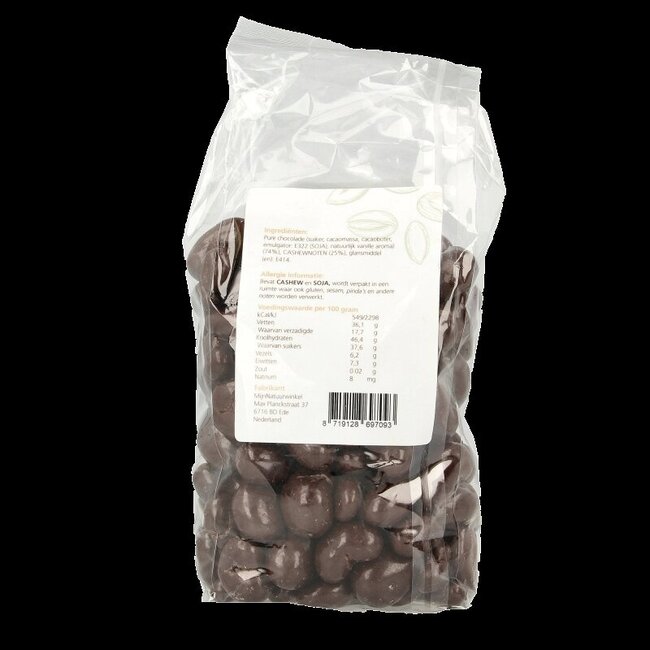 MijnNatuurwinkel Noix de cajou au chocolat noir 400 g