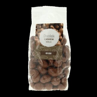 MijnNatuurwinkel MijnNatuurwinkel Chocolade cashew noten melk 400 Gram