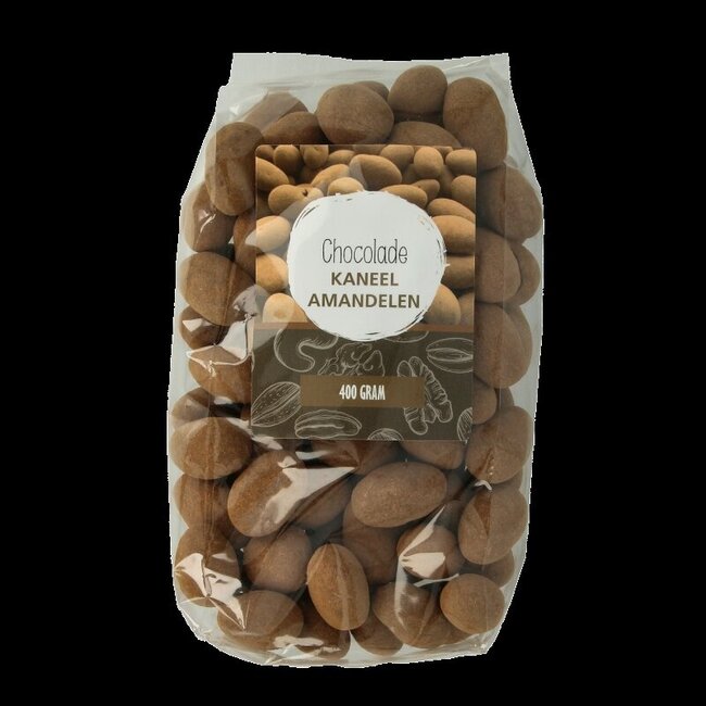 MijnNatuurwinkel Chocolade kaneel amandelen 400 Gram
