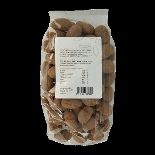MijnNatuurwinkel Amandes au chocolat et à la cannelle 400 g