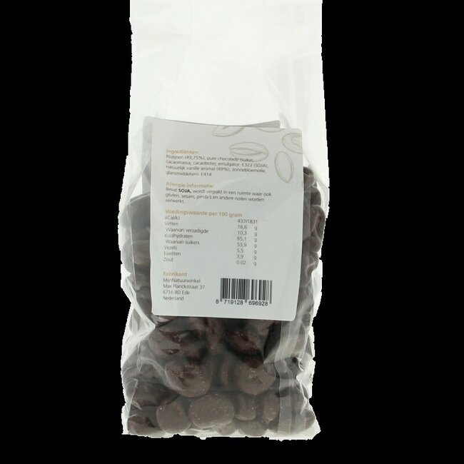 MijnNatuurwinkel Chocolade rozijnen puur 400 Gram
