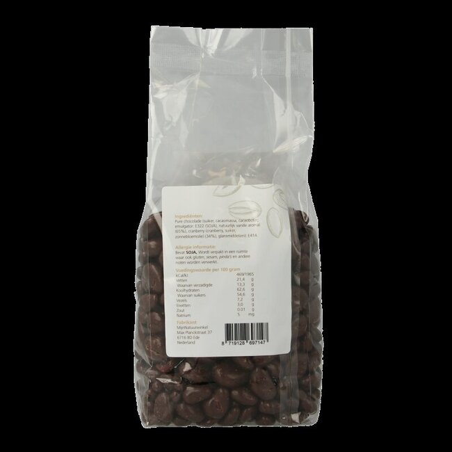 MijnNatuurwinkel Canneberges au chocolat noir 400 g