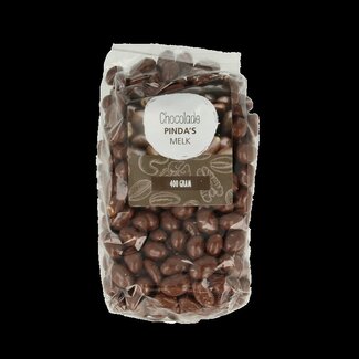 MijnNatuurwinkel MijnNatuurwinkel Chocolade pinda melk 400 Gram