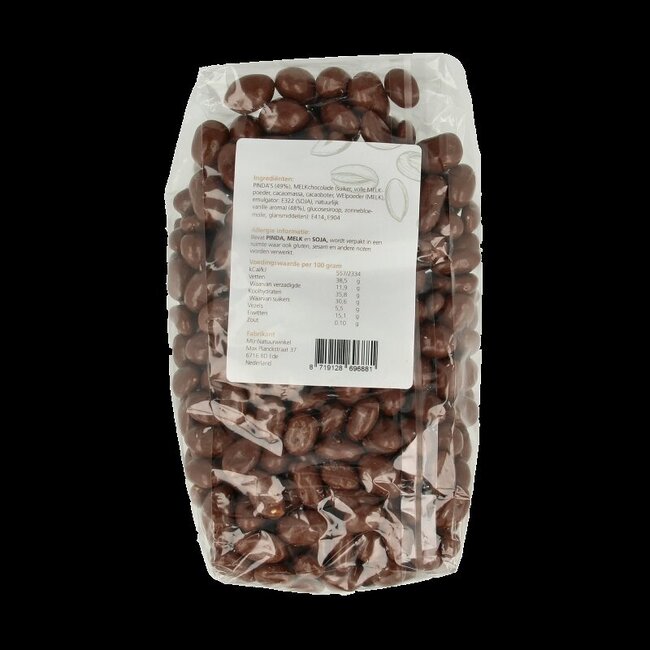 MijnNatuurwinkel Cacahuètes au chocolat au lait 400 g