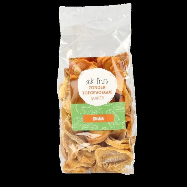Gedroogde kaki fruit 200 Gram