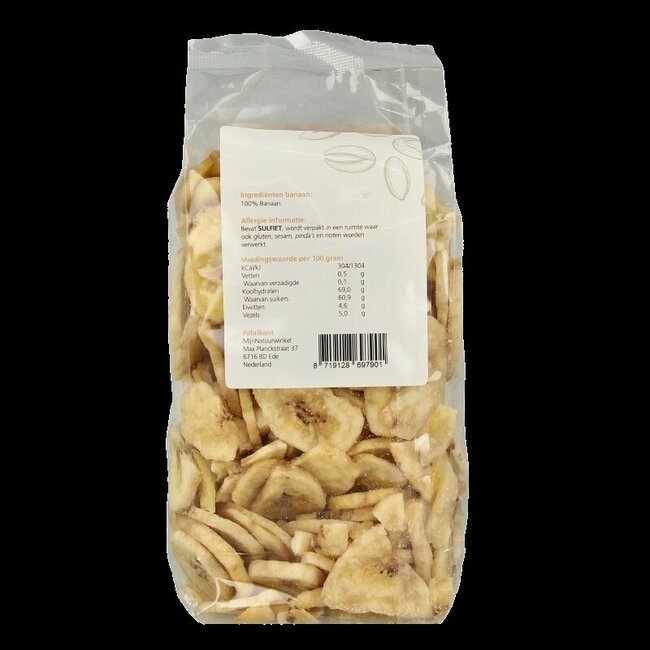 MijnNatuurwinkel Bananes séchées sans sucre 250 g